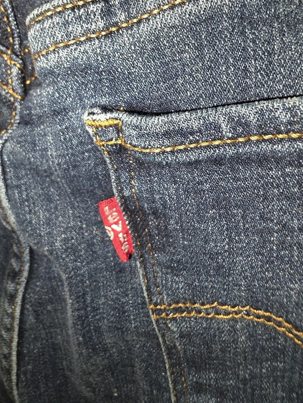 Levis Shorts Womens 28 Blue Denim Classic Bermuda Shorts